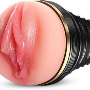 Male Masturbator,Kingdemer Realistic Pocket Pussy Vagina Textured with 7.5in Depth Lifelike Soft and Fleshy Texture,Penis Training Masturbators Sex Machine Toy for Men